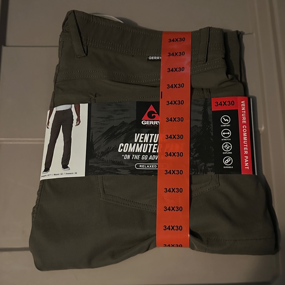 Gerry Weber Men's Venture Commuter Pants - Olive